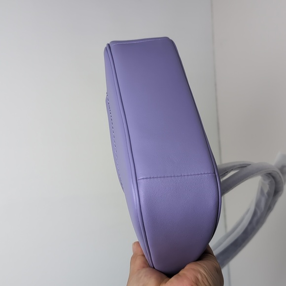 Coach CR099 Teri Shoulder leather Bag Silver/Light Violet (Frim Price) - Picture 7 of 16